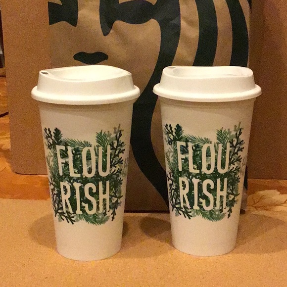 Starbucks Reusable Cups Set of two - FLOURISH